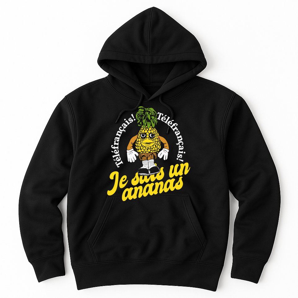 Tvo Telefrancais Je Suis Ananas Hoodie