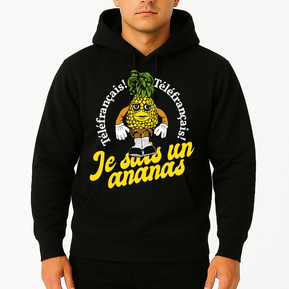 Tvo Telefrancais Je Suis Ananas Hoodie