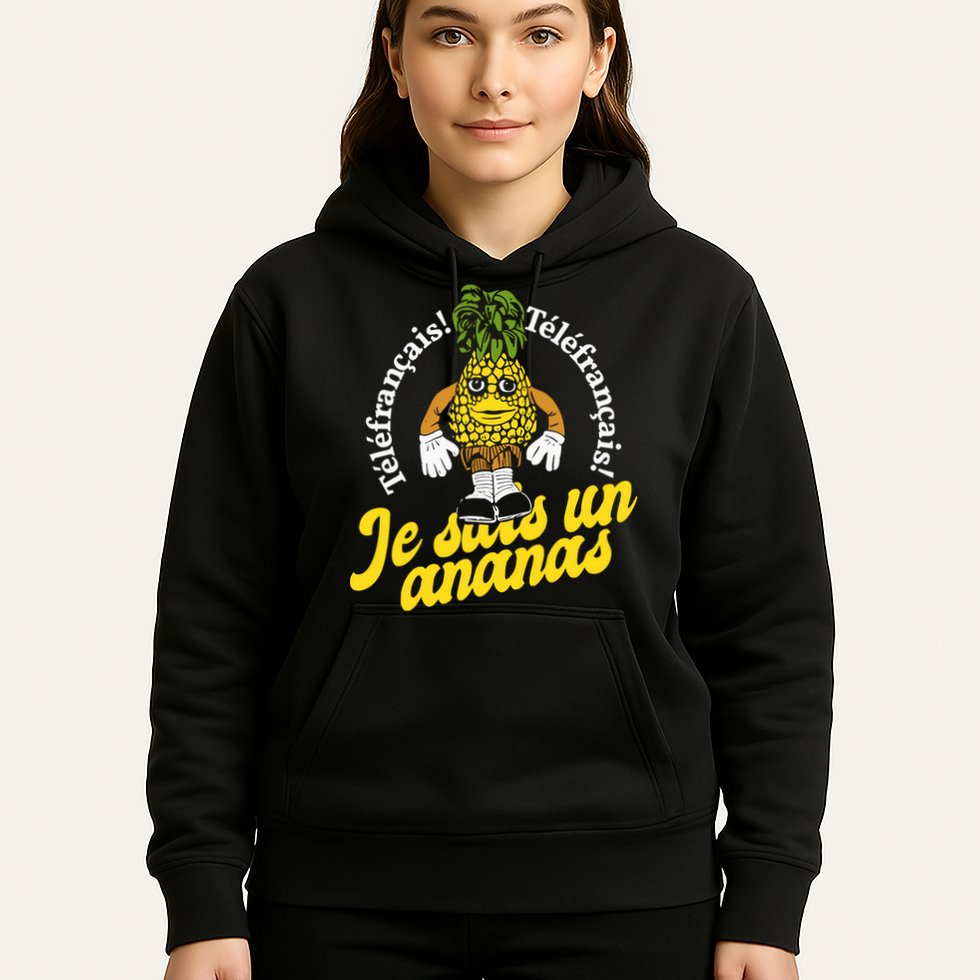 Tvo Telefrancais Je Suis Ananas Hoodie