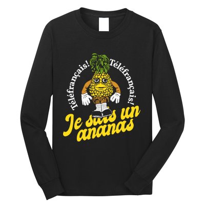 Tvo Telefrancais Je Suis Ananas Long Sleeve Shirt