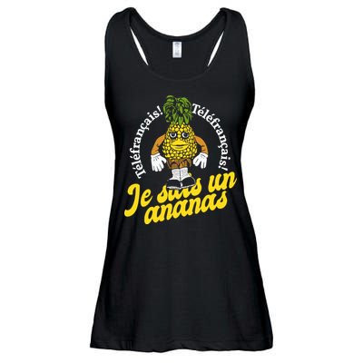 Tvo Telefrancais Je Suis Ananas Ladies Essential Flowy Tank