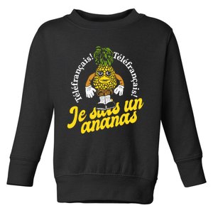 Tvo Telefrancais Je Suis Ananas Toddler Sweatshirt