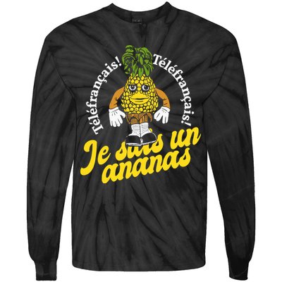 Tvo Telefrancais Je Suis Ananas Tie-Dye Long Sleeve Shirt