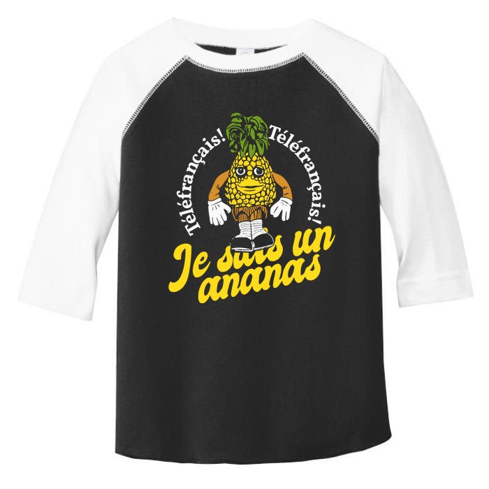 Tvo Telefrancais Je Suis Ananas Toddler Fine Jersey T-Shirt