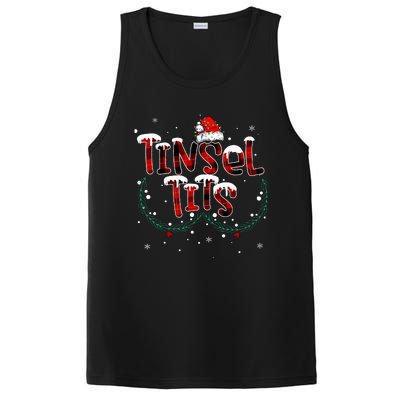 Tinsel Tits & Jingle Balls Funny Matching Christmas Couples PosiCharge Competitor Tank