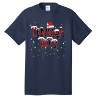 Tinsel Tits & Jingle Balls Funny Matching Christmas Couples Tall T-Shirt