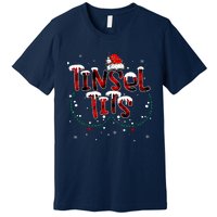 Tinsel Tits & Jingle Balls Funny Matching Christmas Couples Premium T-Shirt