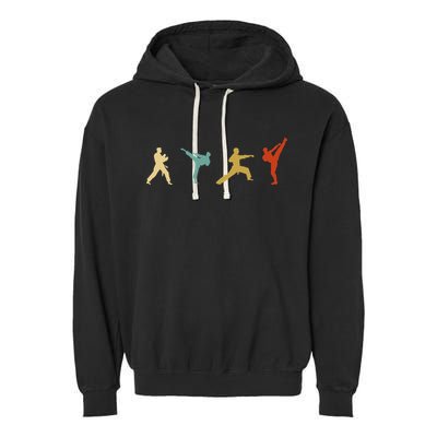 Taekwondo Tae Kwon Do Fighter Garment-Dyed Fleece Hoodie