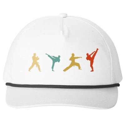 Taekwondo Tae Kwon Do Fighter Snapback Five-Panel Rope Hat