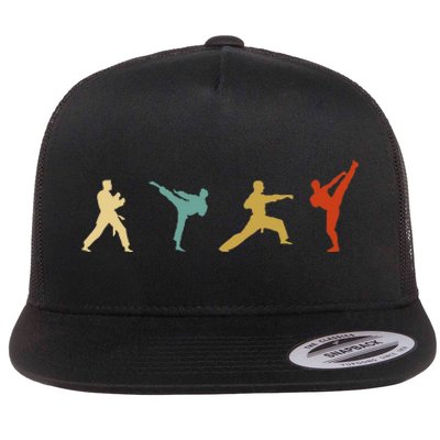 Taekwondo Tae Kwon Do Fighter Flat Bill Trucker Hat