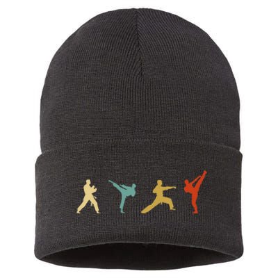 Taekwondo Tae Kwon Do Fighter Sustainable Knit Beanie