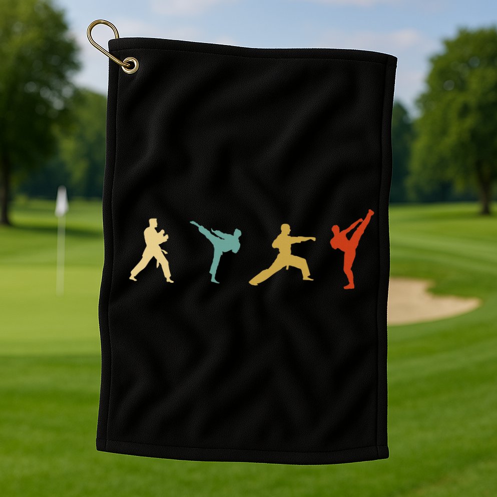 Taekwondo Tae Kwon Do Fighter Golf Towel