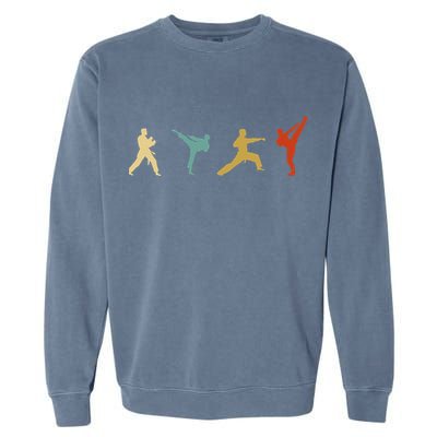 Taekwondo Tae Kwon Do Fighter Garment-Dyed Sweatshirt