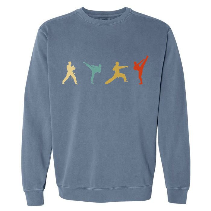 Taekwondo Tae Kwon Do Fighter Garment-Dyed Sweatshirt