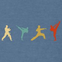 Taekwondo Tae Kwon Do Fighter Garment-Dyed Sweatshirt
