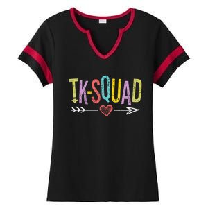 TK-Squad Transitional Kindergarten Teacher Team Ladies Halftime Notch Neck Tee