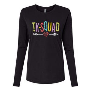 TK-Squad Transitional Kindergarten Teacher Team Womens Cotton Relaxed Long Sleeve T-Shirt