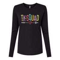 TK-Squad Transitional Kindergarten Teacher Team Womens Cotton Relaxed Long Sleeve T-Shirt