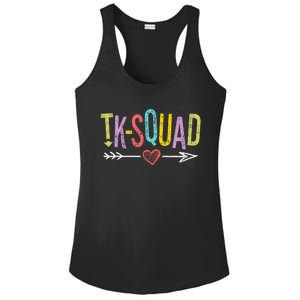 TK-Squad Transitional Kindergarten Teacher Team Ladies PosiCharge Competitor Racerback Tank