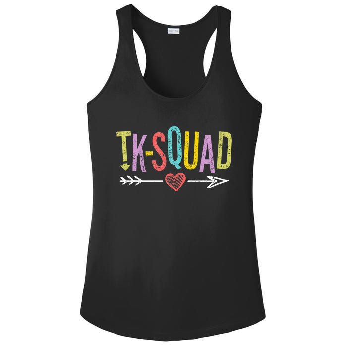 TK-Squad Transitional Kindergarten Teacher Team Ladies PosiCharge Competitor Racerback Tank