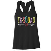 TK-Squad Transitional Kindergarten Teacher Team Women's Racerback Tank