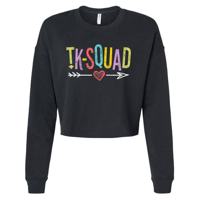 TK-Squad Transitional Kindergarten Teacher Team Cropped Pullover Crew