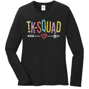 TK-Squad Transitional Kindergarten Teacher Team Ladies Long Sleeve Shirt