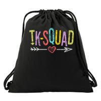 TKSquad Transitional Kindergarten Teacher Team Drawstring Bag