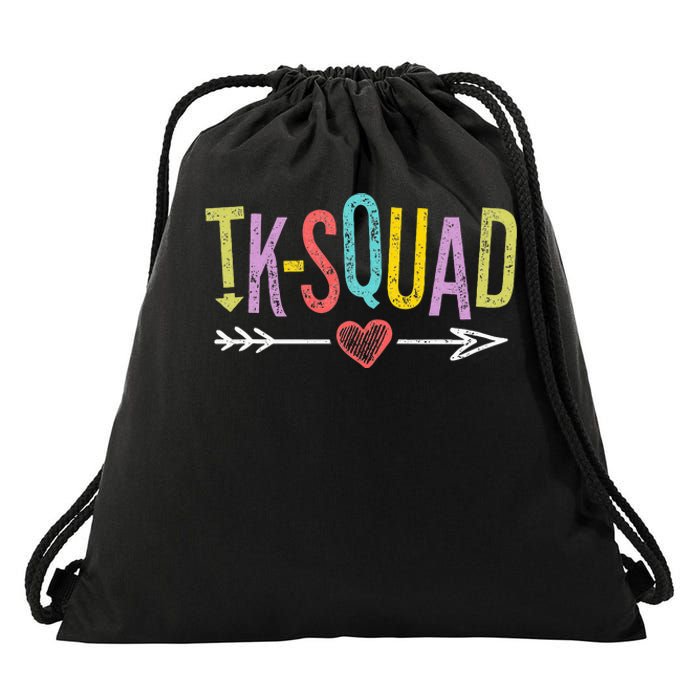 TKSquad Transitional Kindergarten Teacher Team Drawstring Bag