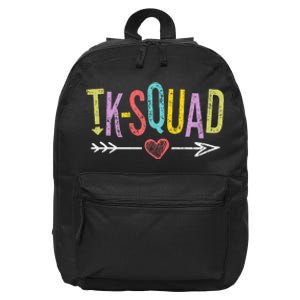 TKSquad Transitional Kindergarten Teacher Team 16 in Basic Backpack