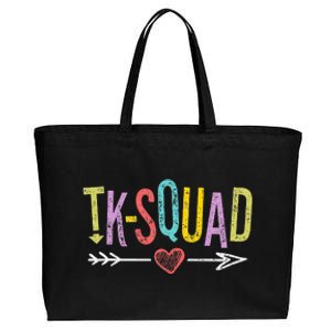 TKSquad Transitional Kindergarten Teacher Team Cotton Canvas Jumbo Tote