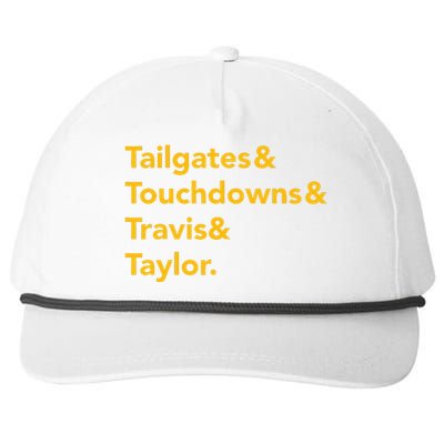 T.ravis & T.aylor Kansas City Football Snapback Five-Panel Rope Hat