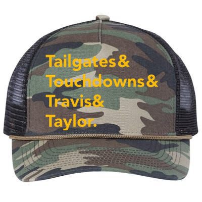 T.ravis & T.aylor Kansas City Football Retro Rope Trucker Hat Cap