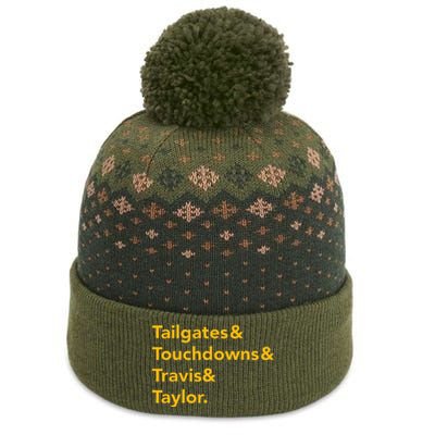 T.ravis & T.aylor Kansas City Football The Baniff Cuffed Pom Beanie