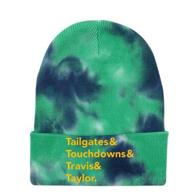 T.ravis & T.aylor Kansas City Football Tie Dye 12in Knit Beanie