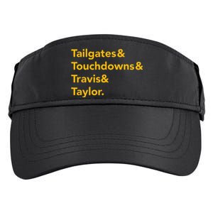 T.ravis & T.aylor K.ansas City Football Adult Drive Performance Visor