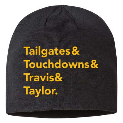 T.ravis & T.aylor K.ansas City Football Sustainable Beanie