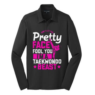 Taekwondo  Tae Kwon Do Korean Self Defense Silk Touch Performance Long Sleeve Polo