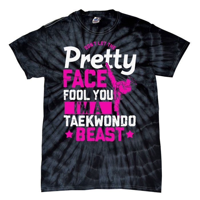 Taekwondo  Tae Kwon Do Korean Self Defense Tie-Dye T-Shirt