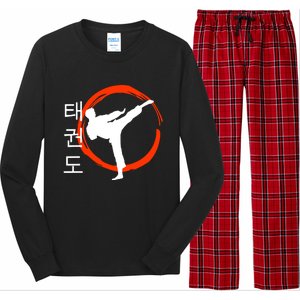 Taekwondo Tae Kwon Do Fighter Korean Long Sleeve Pajama Set