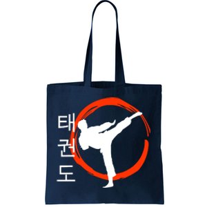 Taekwondo Tae Kwon Do Fighter Korean Tote Bag