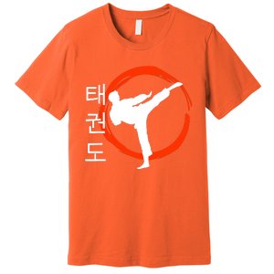 Taekwondo Tae Kwon Do Fighter Korean Premium T-Shirt