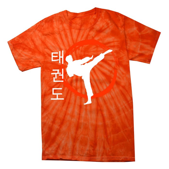 Taekwondo Tae Kwon Do Fighter Korean Tie-Dye T-Shirt