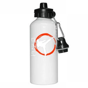 Taekwondo Tae Kwon Do Fighter Korean Aluminum Water Bottle