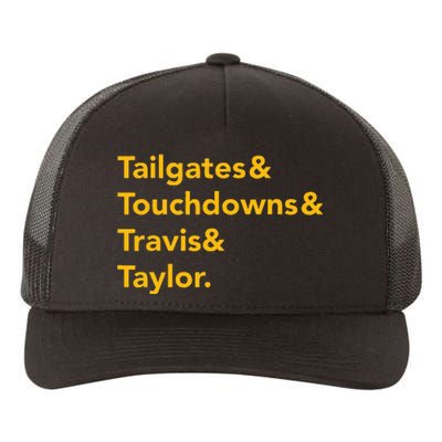 Travis & Taylor Kansas City Football Yupoong Adult 5-Panel Trucker Hat