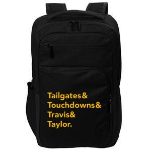 Travis & Taylor Kansas City Football Impact Tech Backpack