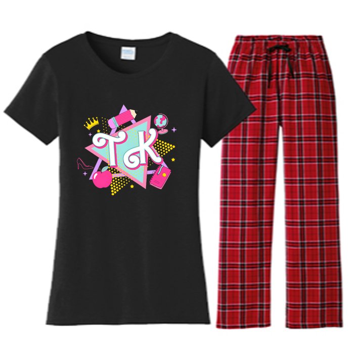 Tk Transitional Kindergarten Teacher Women's Flannel Pajama Set