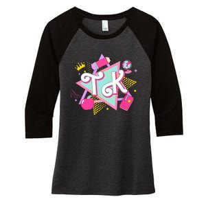 Tk Transitional Kindergarten Teacher Women's Tri-Blend 3/4-Sleeve Raglan Shirt