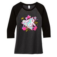 Tk Transitional Kindergarten Teacher Women's Tri-Blend 3/4-Sleeve Raglan Shirt