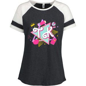 Tk Transitional Kindergarten Teacher Enza Ladies Jersey Colorblock Tee